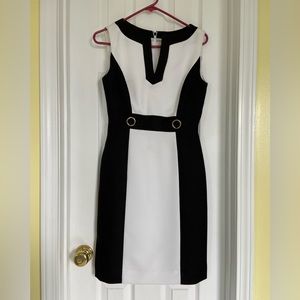 Black and white dress